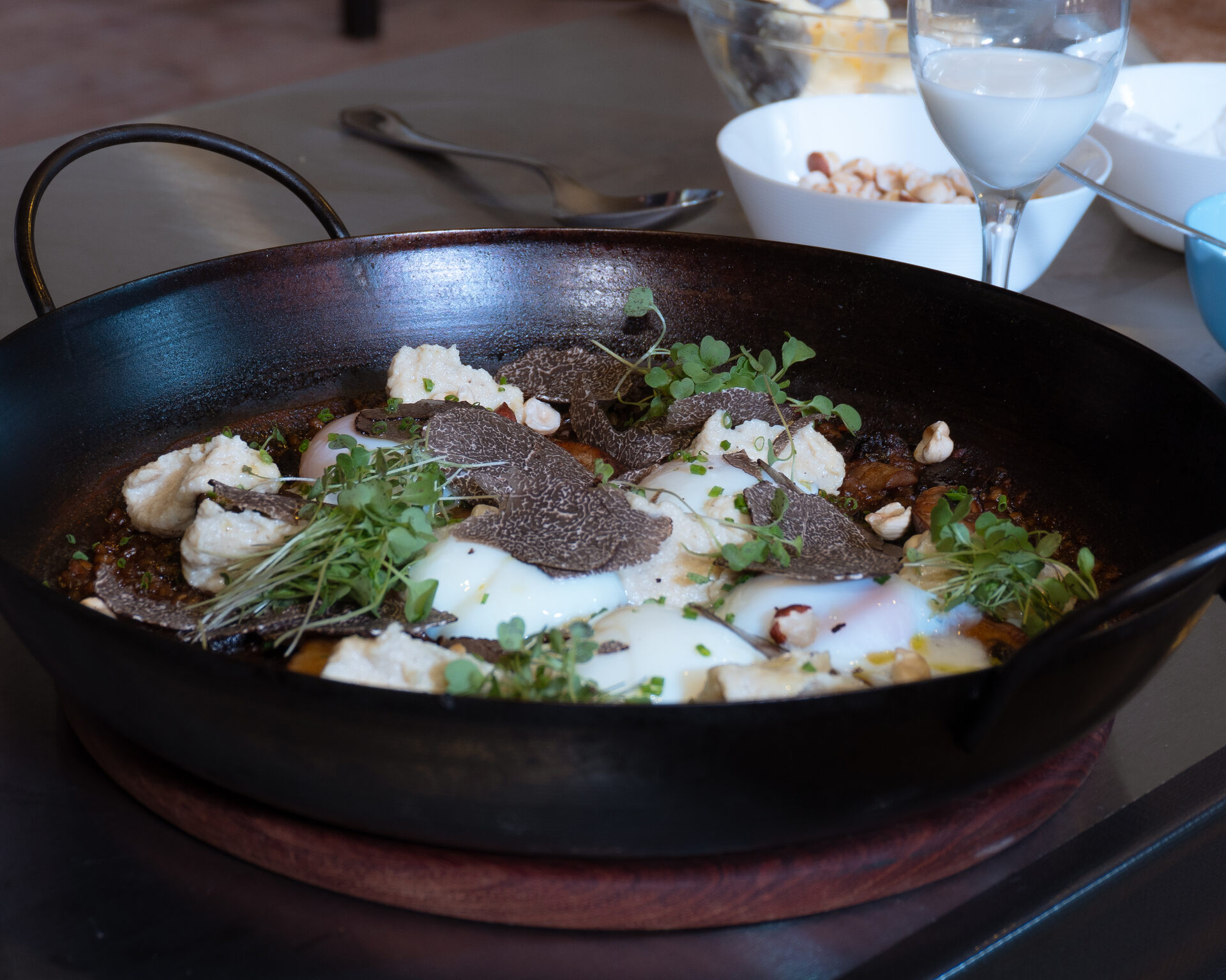 Plato de autor con trufa